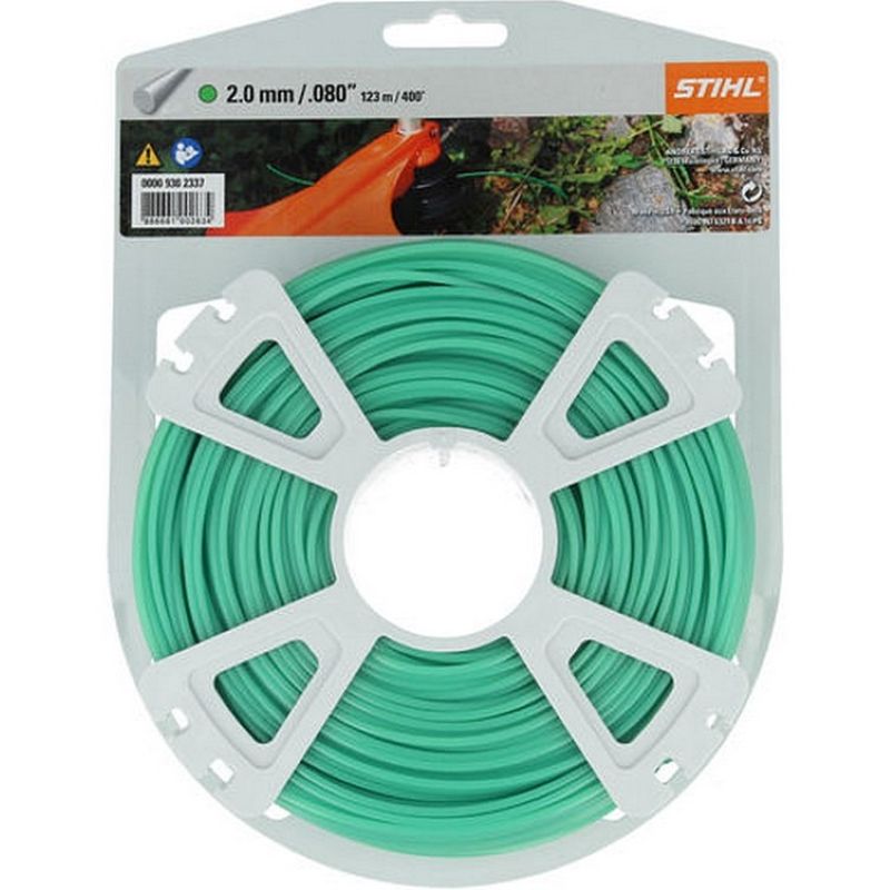 STIHL Premium Round Green Nylon Trimmer Line 0.80”x200’