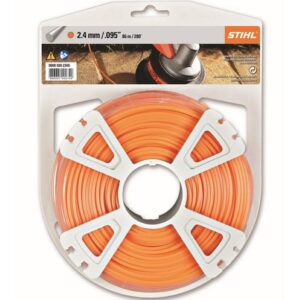 STIHL Premium Round Orange Nylon Trimmer Line 0.95”x280’