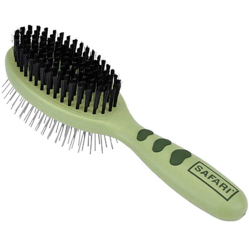 Safari Combo Pin and Bristle Medium Dog Brush
