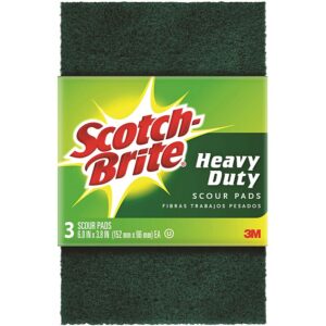 Scotch Brite Heavy Duty Scouring Pad 3 Ct