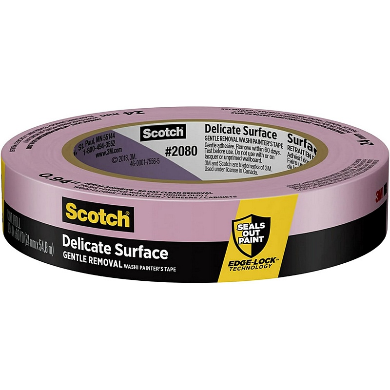 Scotch Delicate Surface Painter’s Tape 1”x60yd