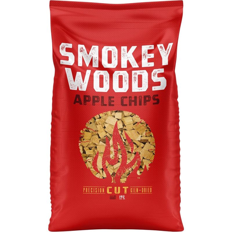 Smokey Woods All-Natural Apple Wood Smoking Chips 192 cu in