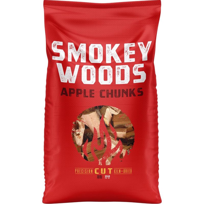 Smokey Woods All-Natural Apple Wood Smoking Chunks 350 cu in