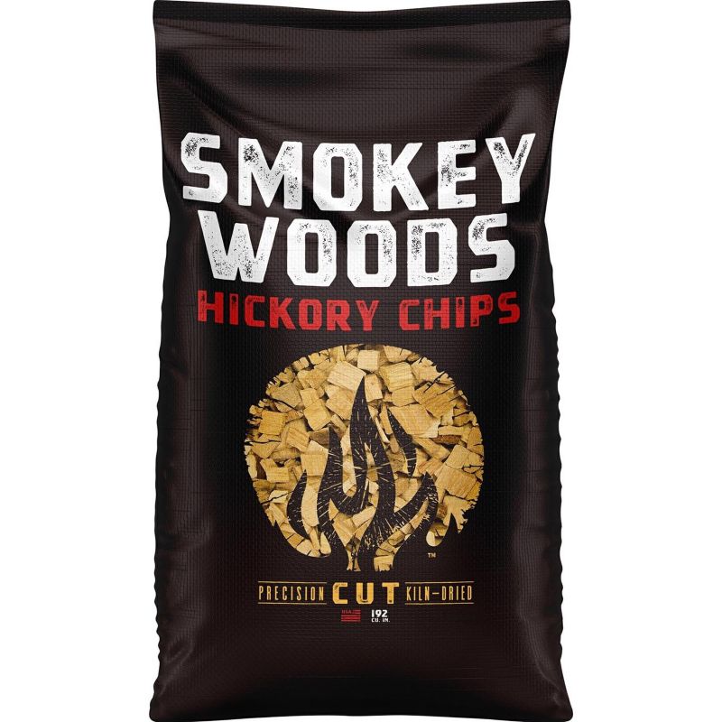 Smokey Woods All-Natural Hickory Wood Smoking Chips 192 cu in