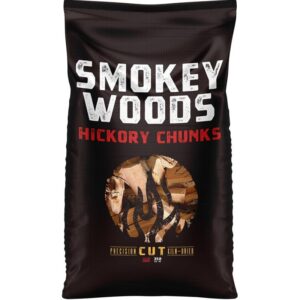Smokey Woods All-Natural Hickory Wood Smoking Chunks 350 cu in
