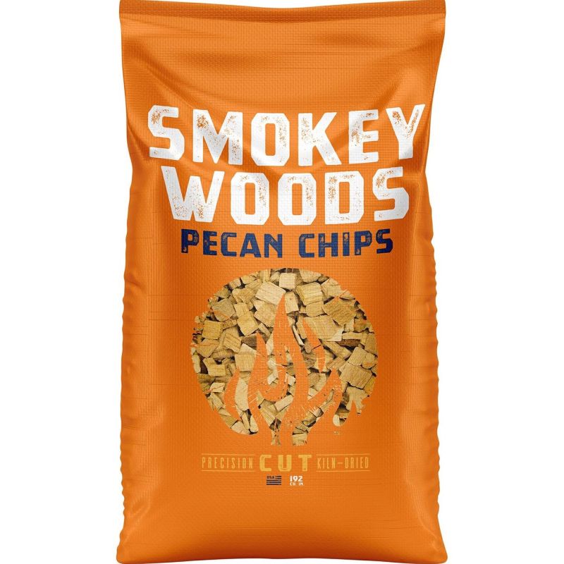 Smokey Woods All-Natural Pecan Wood Smoking Chips 192 cu in