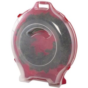 Sterilite Red Plastic Nesting Wreath Box