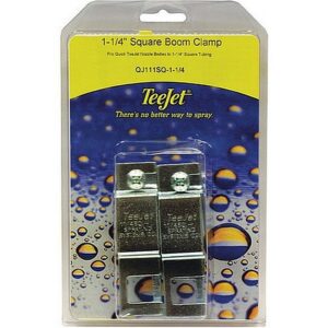 TeeJet Square Boom Clamps 1 1-4 2 ct