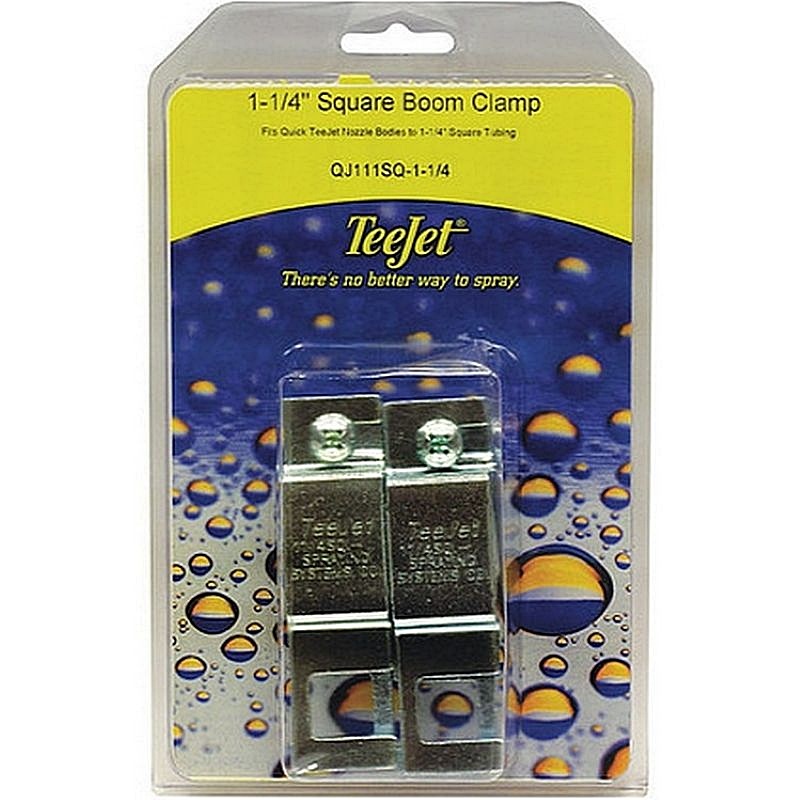 TeeJet Square Boom Clamps 1 1-4 2 ct