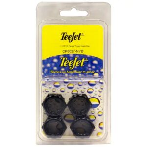 TeeJet Threaded Nylon Nozzle Cap 4 Ct