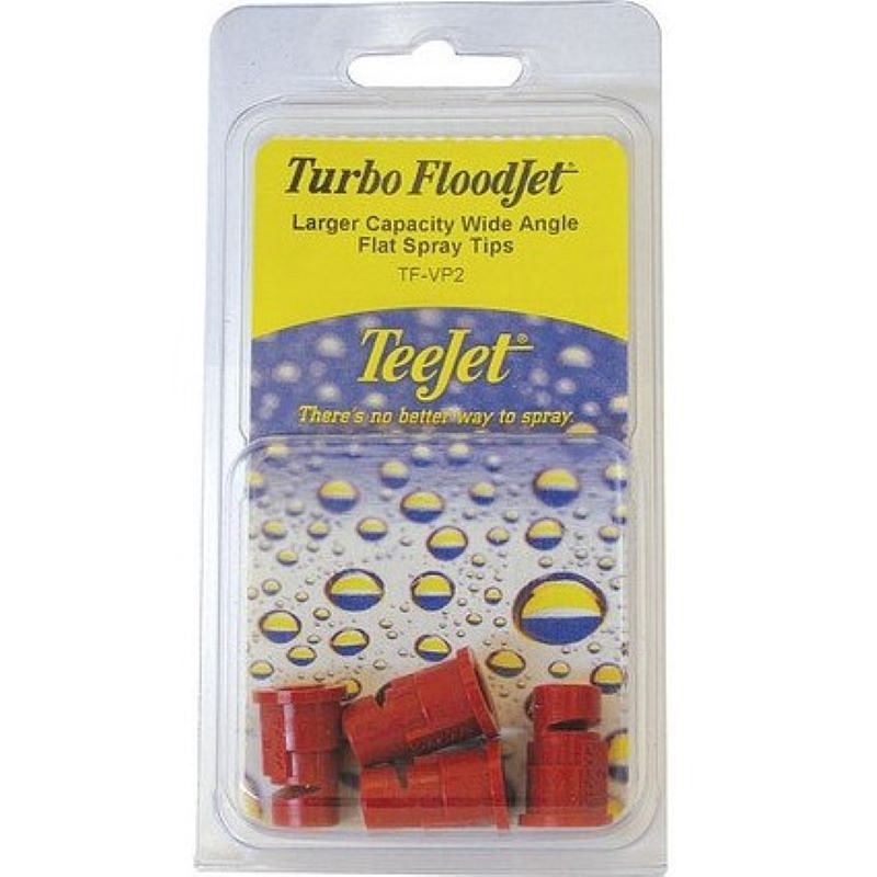 TeeJet Turbo FloodJet Wide Angle Flat Spray Tips 4 Ct
