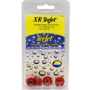 Teejet XR Extended Range Flat Spray Tips 4Ct