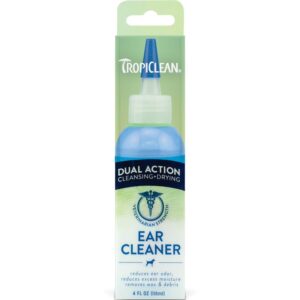 TropiClean Dual Action Pet Ear Cleaner 4 oz