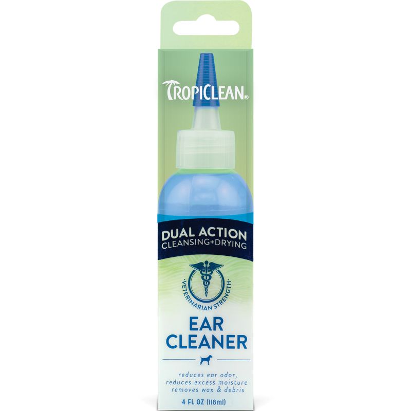 TropiClean Dual Action Pet Ear Cleaner 4 oz