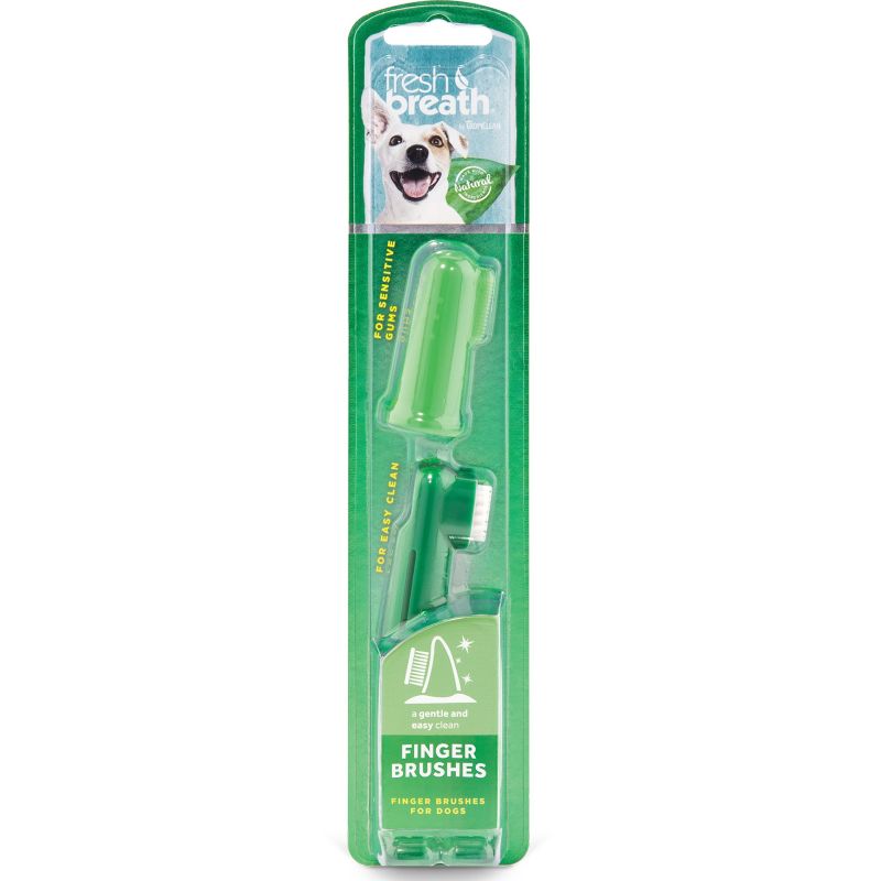 TropiClean Fresh Breath Small Pet Finger Toothbrushes
