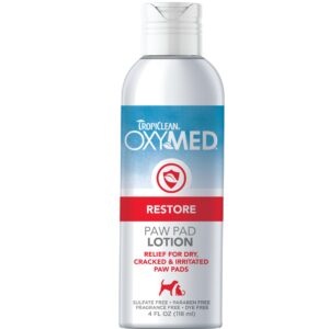TropiClean OxyMed Restore Paw Pad Lotion 4 oz