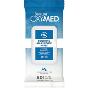 Tropiclean OxyMed Soothing Allergy Relief Wipes