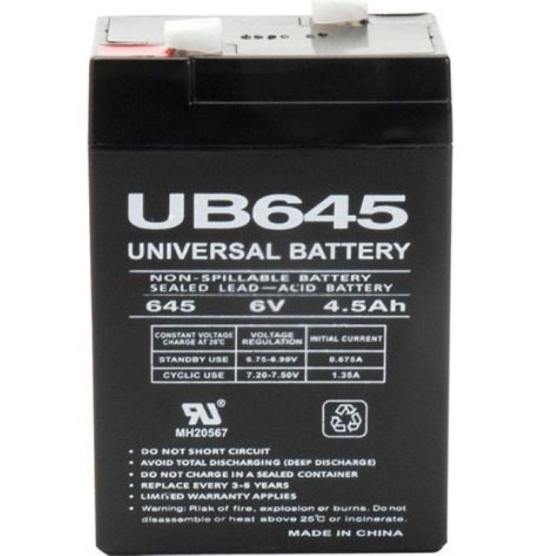 UPG Lead Acid Automotive Battery 6V