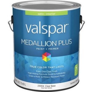 Valspar Medallion Plus Acrylic Latex Clear Base Paint & Primer 1 gal