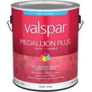 Valspar Medallion Plus Premier Paint & Primer Flat White 1 gal