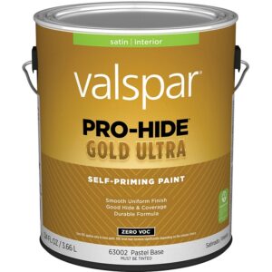 Valspar Pro-Hide Gold Ultra Latex Satin Interior Pastel Base Paint 1 gal