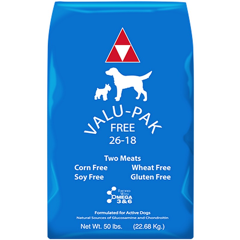 Valu Pak Free Blue Bag 26/18 50 lb Dog Food