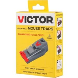 Victor Quick-Kill Mouse Traps 3 pk