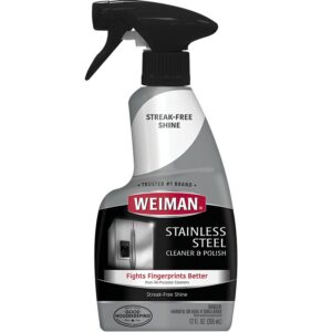 Weiman Stainless Steel Cleaner & Polish Spray 12 oz