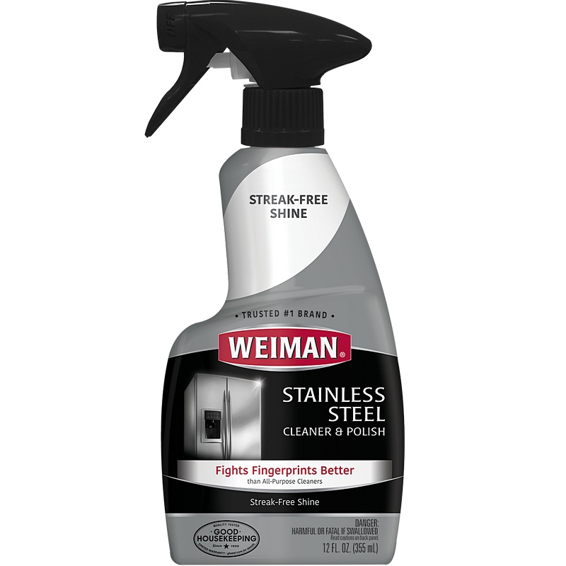 Weiman Stainless Steel Cleaner & Polish Spray 12 oz
