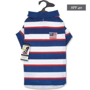 Zack & Zoey Patriotic Medium Pooch Polo