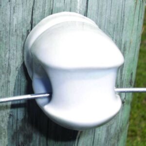 Zareba Large Ceramic Lag Screw Insulator