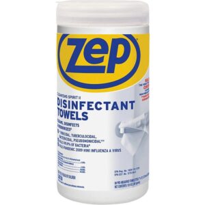 Zep Clean’Em’s Spirit II Disinfecting Towelettes 80pk