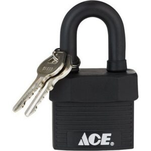 Ace Weather Resistant Double Locking Steel Padlock 1-3-4″