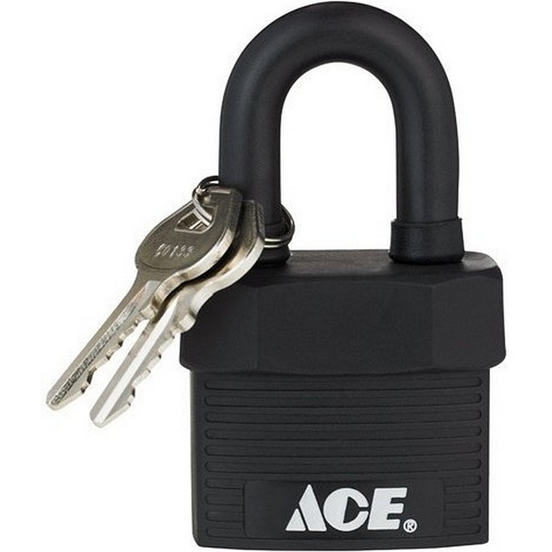 Ace Weather Resistant Double Locking Steel Padlock 1-3-4″