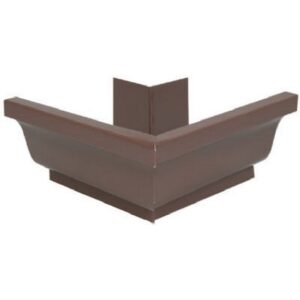 Amerimax Brown Aluminum Gutter Outside Mitre 5”