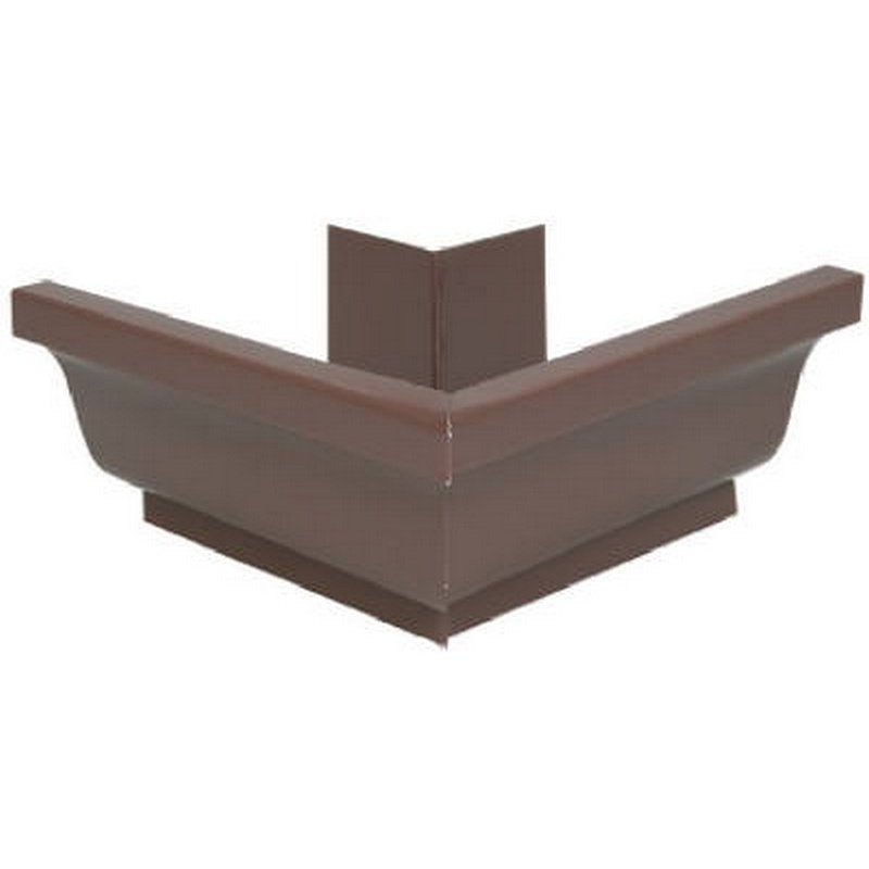 Amerimax Brown Aluminum Gutter Outside Mitre 5”