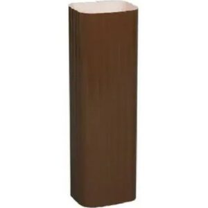Amerimax Brown Aluminum K Downspout 2”x3”x10’