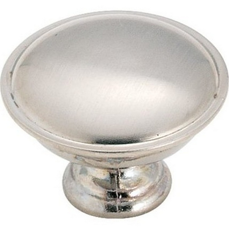 Amerock Allison Brushed Chrome Round Knob 1-5-16″