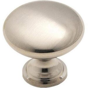 Amerock Brushed Satin Chrome Knob 1-3-16”