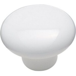 Amerock Everyday Heritage White Knob 1-1-2”
