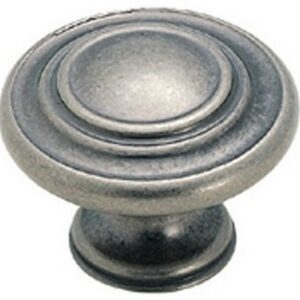 Amerock Inspirations Weathered Nickel Round Knob 1-3-8″