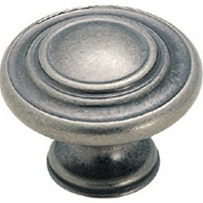 Amerock Inspirations Weathered Nickel Round Knob 1-3-8″