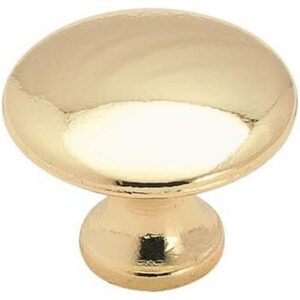 Amerock Polished Brass Knob 1-1-4”
