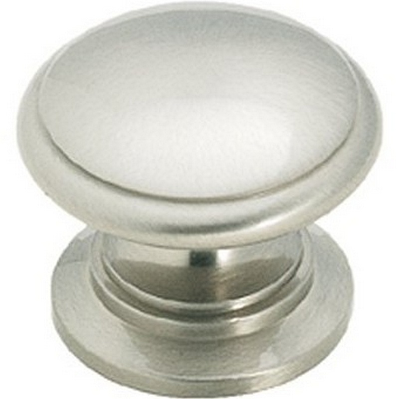 Amerock Satin Nickel Round Knob 1-1-4″