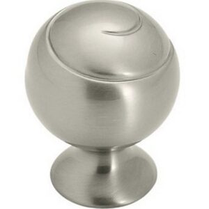 Amerock SwirlZ Satin Nickel Knob 1-1-8″