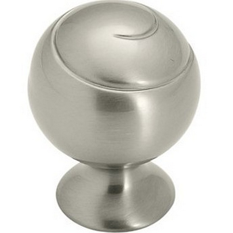 Amerock SwirlZ Satin Nickel Knob 1-1-8″