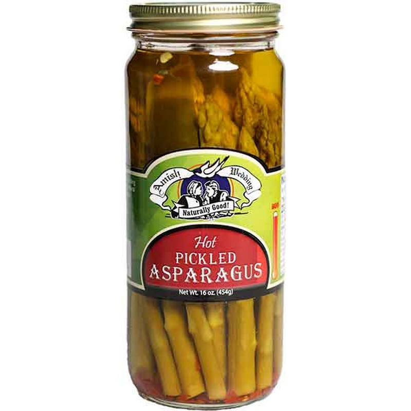 Amish Wedding Hot Pickled Asparagus