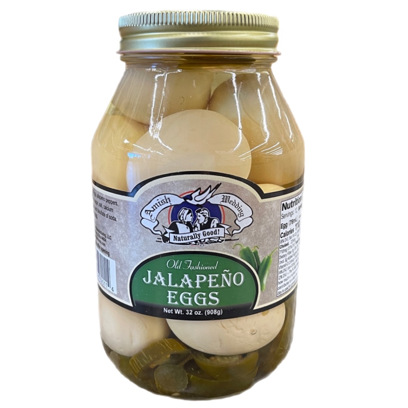 Amish Wedding Old Fashioned Jalapeno Eggs 32 oz
