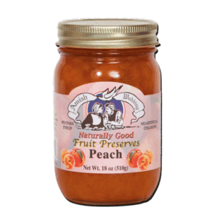 Amish Wedding Peach Fruit Preserves 18 oz
