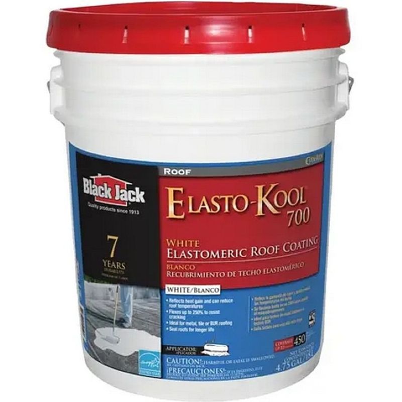 Black Jack Gloss White Elastomeric Roof Coating 4.75 gal